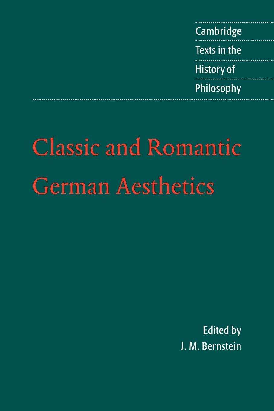 Cover: 9780521001113 | Classic and Romantic German Aesthetics | Desmond M. Clarke | Buch
