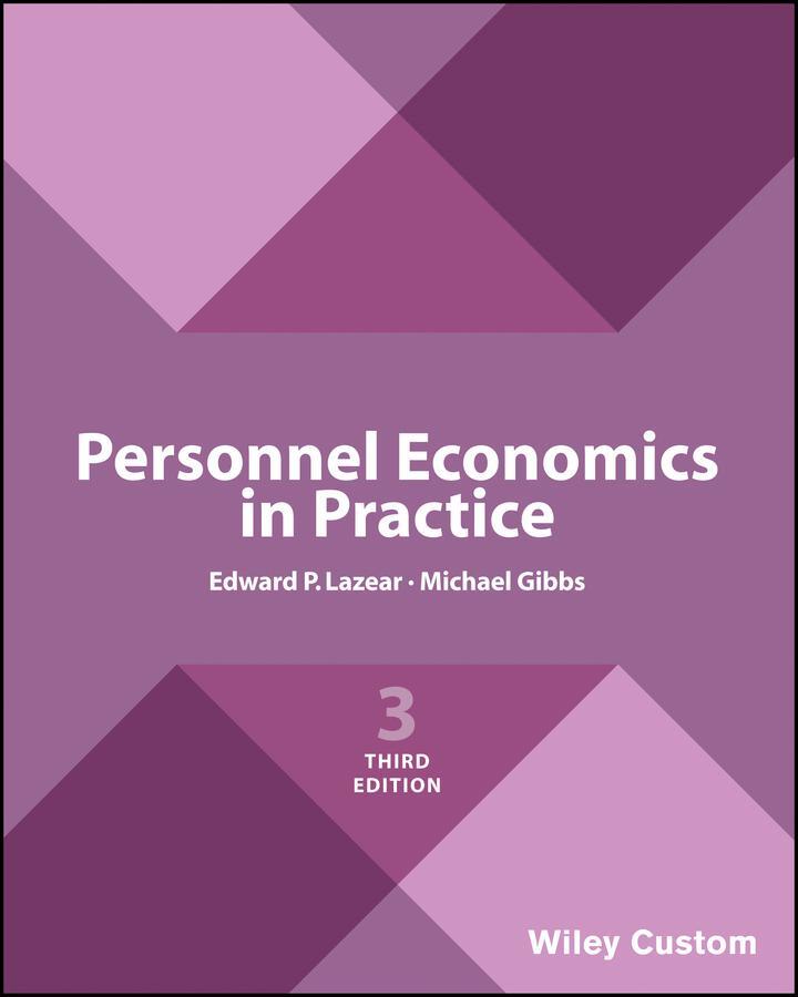 Cover: 9781119427360 | Personnel Economics in Practice | Edward P. Lazear (u. a.) | Buch