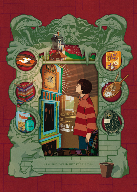 Bild: 4005556165162 | Ravensburger Puzzle 16516 - Harry Potter bei der Weasley Familie -...
