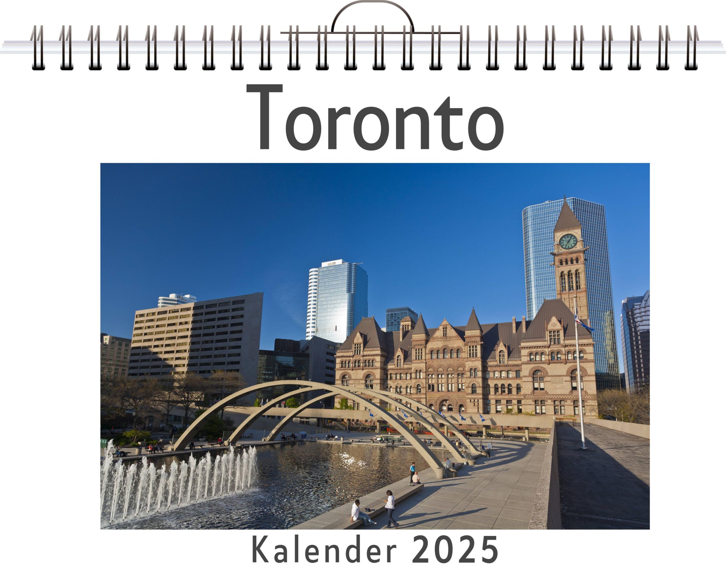 Cover: 9783759121417 | Toronto - (Wandkalender 2025, Kalender DIN A4 quer, Monatskalender...