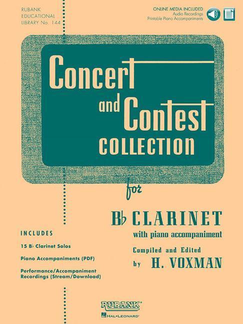 Cover: 9781423477181 | Concert and Contest Collection for BB Clarinet Book/Online Media