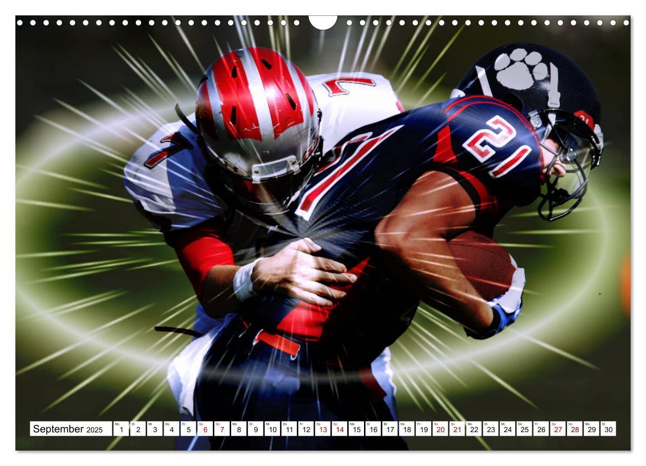 Bild: 9783435450596 | HEROES - American Football (Wandkalender 2025 DIN A3 quer),...