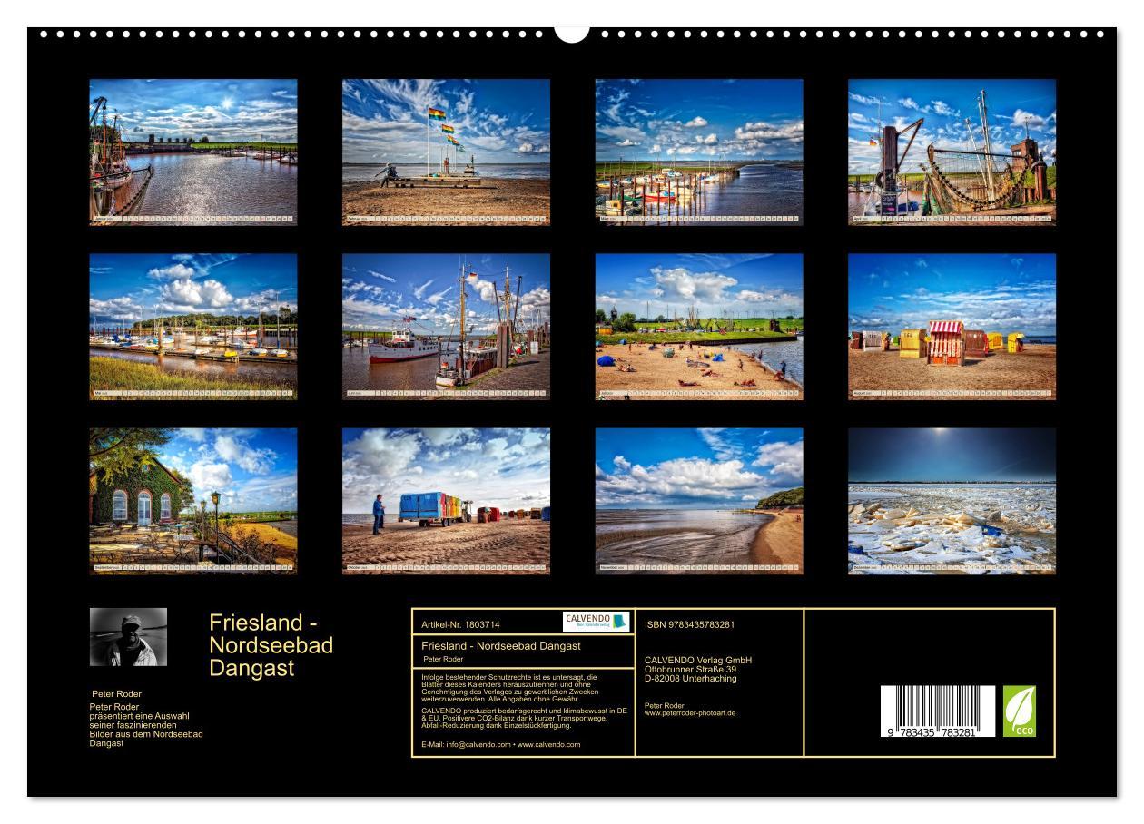 Bild: 9783435783281 | Friesland - Nordseebad Dangast (hochwertiger Premium Wandkalender...