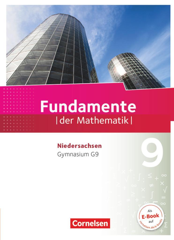 Cover: 9783060401499 | Fundamente der Mathematik 9. Schuljahr - Gymnasium Niedersachsen -...