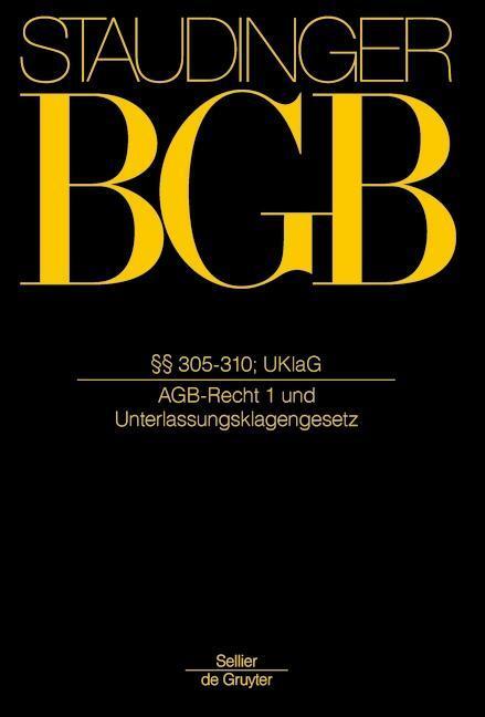 Cover: 9783805912532 | §§ 305-310; UKlaG | Buch | XI | Deutsch | 2019 | Sellier - De Gruyter