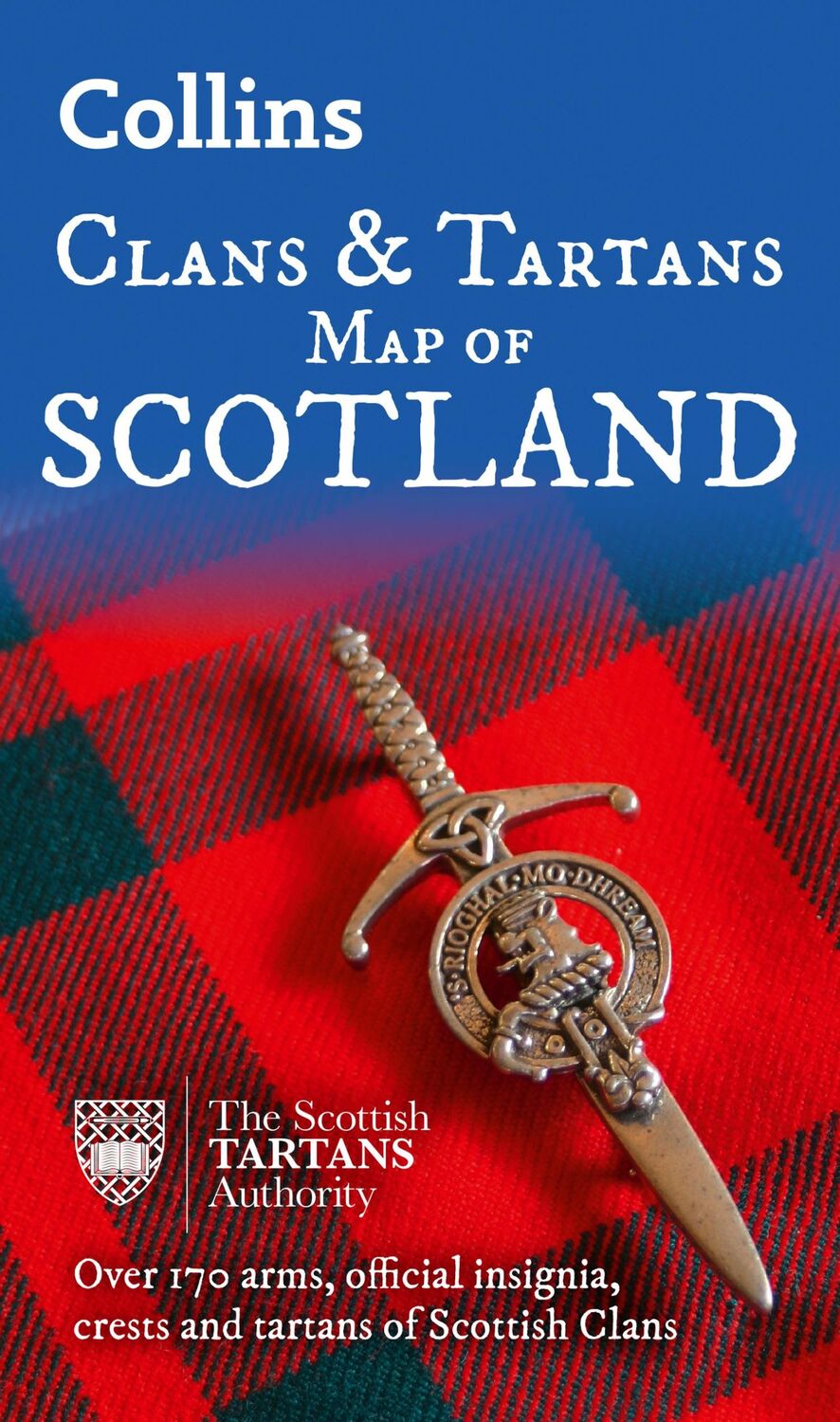 Cover: 9780008603014 | Collins Scotland Clans and Tartans Map | Collins Maps | (Land-)Karte