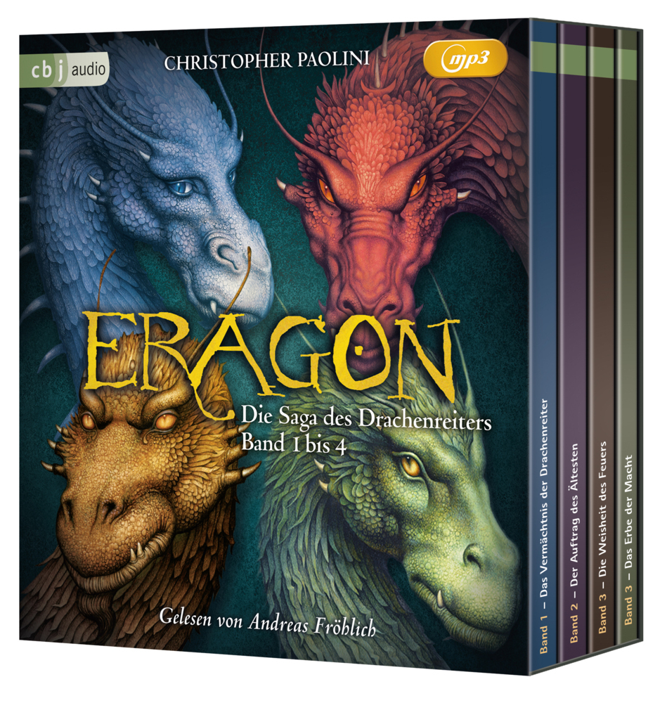 Bild: 9783837140170 | Eragon - Die Saga des Drachenreiters, 16 Audio-CD, 16 MP3 | Paolini