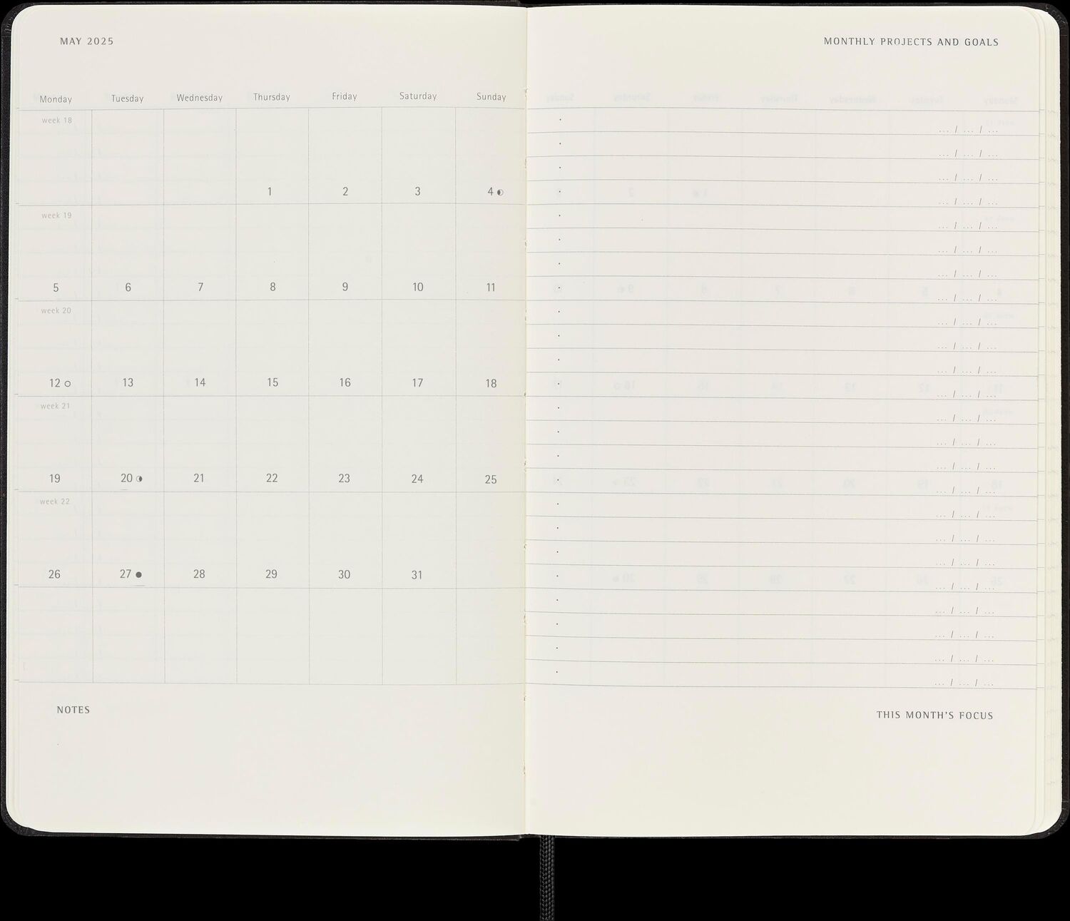 Bild: 8056999270247 | Moleskine PRO 12 Month 2025 Weekly Vertical Planner, Hard Cover,...