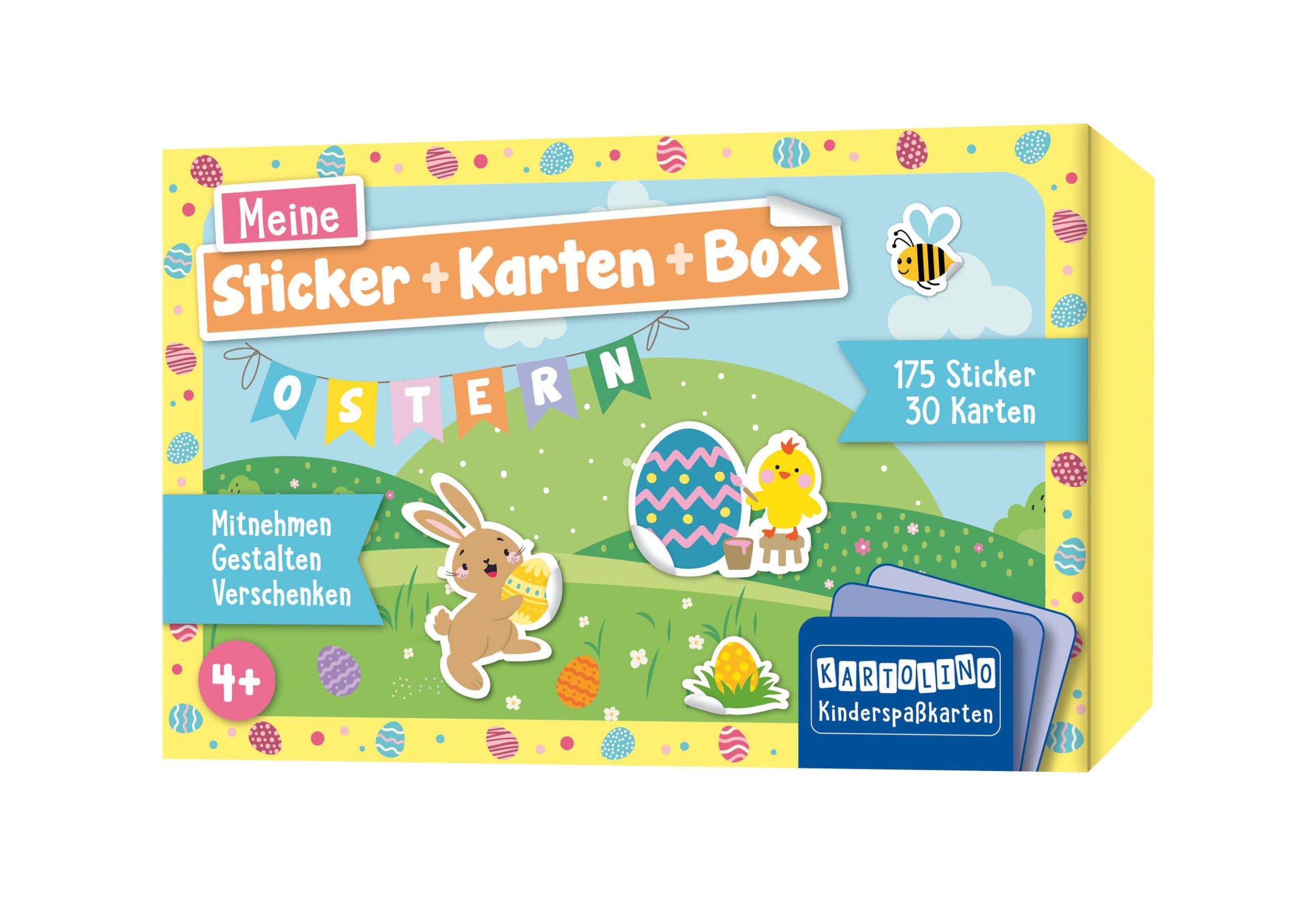 Cover: 9783817447404 | Meine Sticker + Karten + Box - Ostern | Taschenbuch | 30 S. | Deutsch