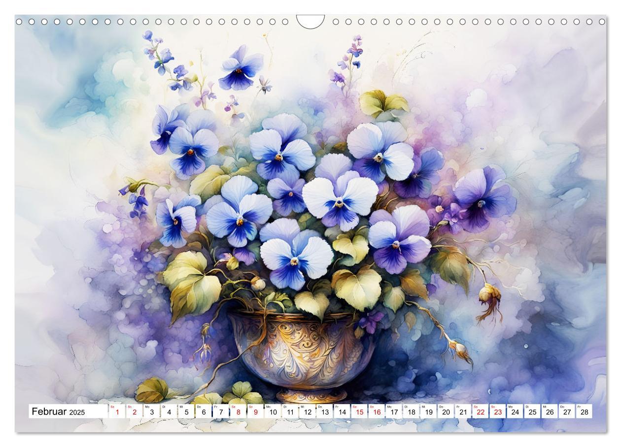 Bild: 9783383811081 | Blumenbuketts (Wandkalender 2025 DIN A3 quer), CALVENDO Monatskalender