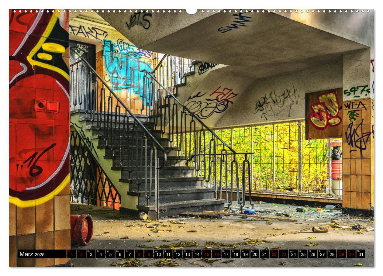 Bild: 9783435309924 | Lost Places Graffiti (Wandkalender 2025 DIN A2 quer), CALVENDO...