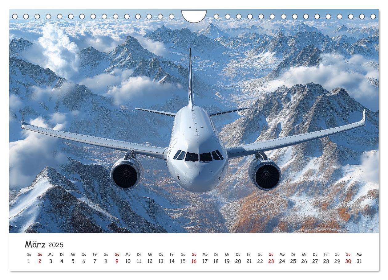 Bild: 9783457214046 | Flugzeugkalender - Die schönsten Passagiermaschinen (Wandkalender...