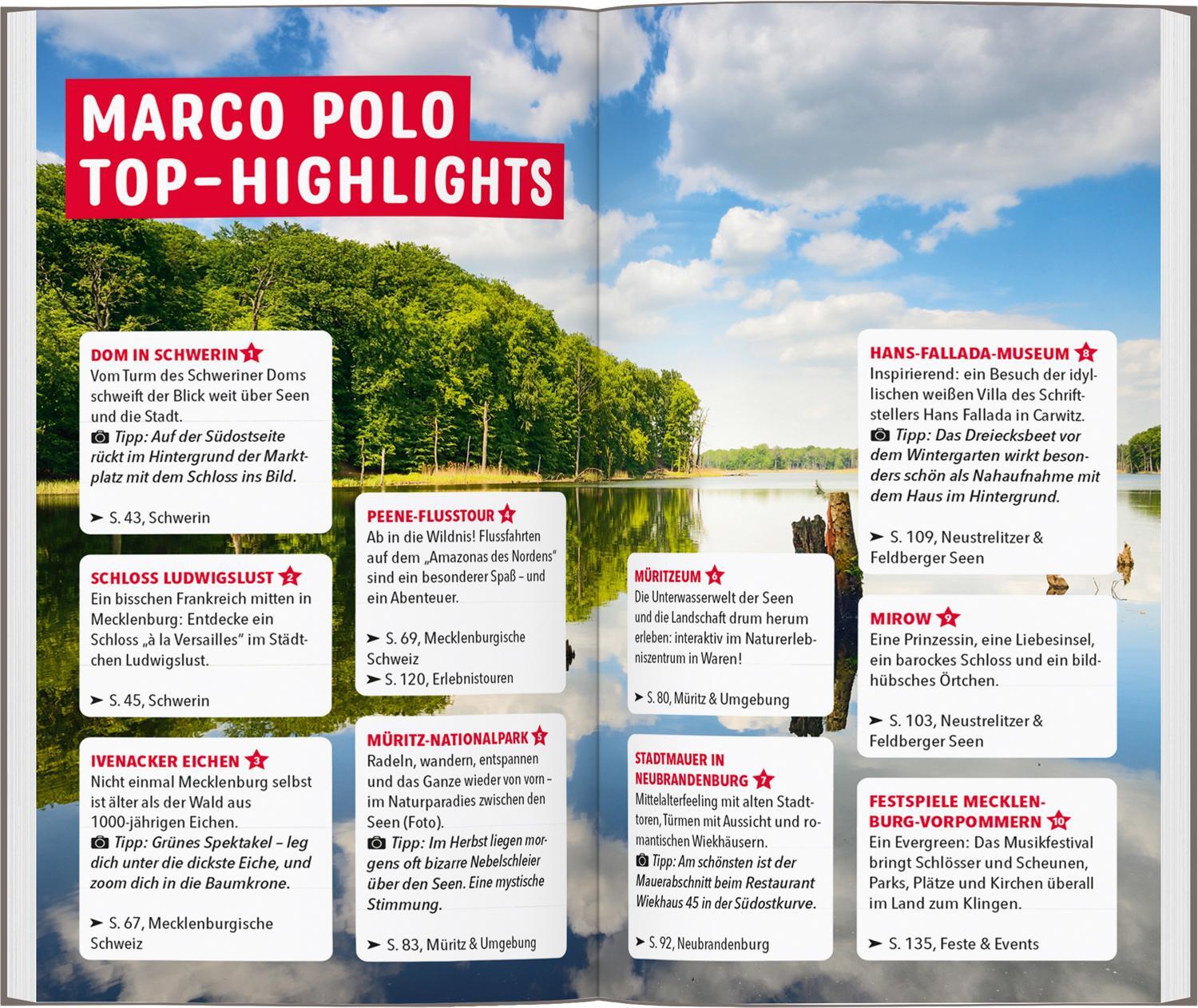 Bild: 9783829735469 | MARCO POLO Reiseführer Mecklenburgische Seenplatte | Juliane Israel