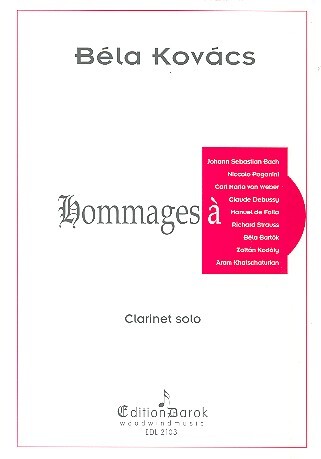 Cover: 9990050900416 | Hommages à Johann Sebastian Bach und andere Komponisten für Klarinette