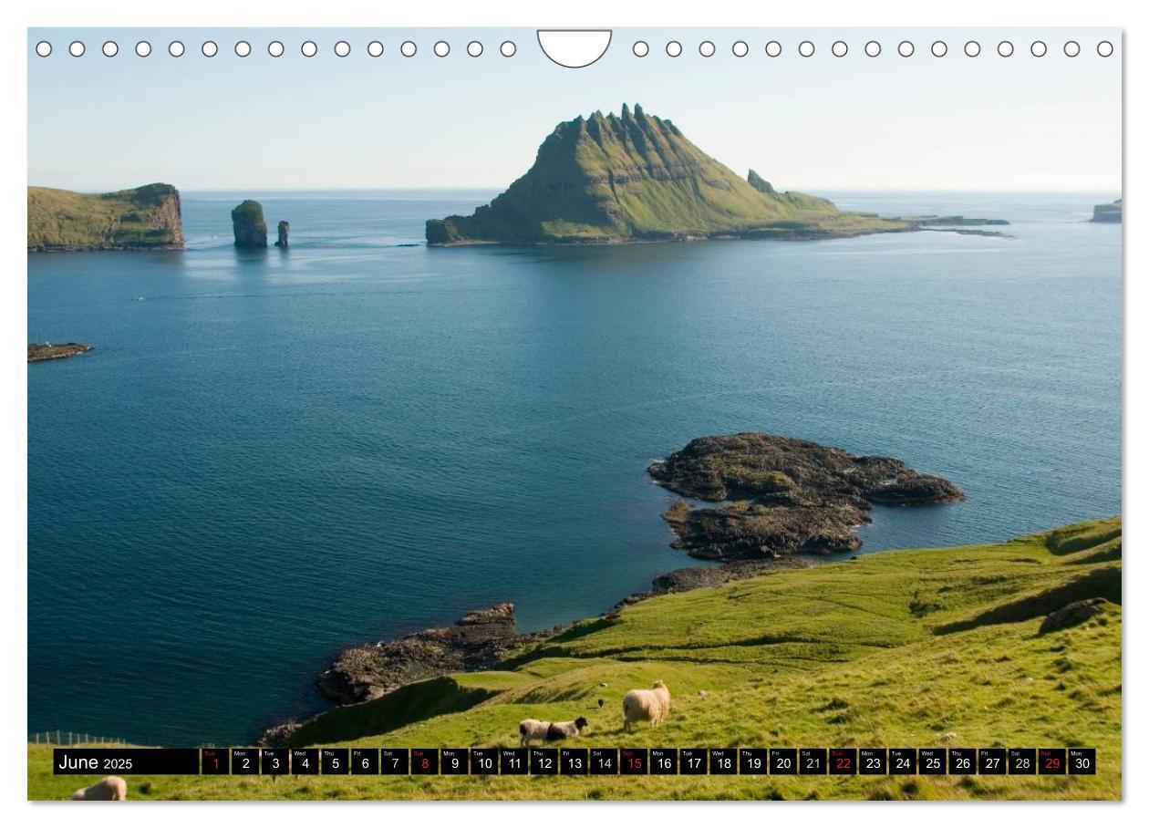 Bild: 9781325994847 | Faroe Islands / UK-Version (Wall Calendar 2025 DIN A4 landscape),...