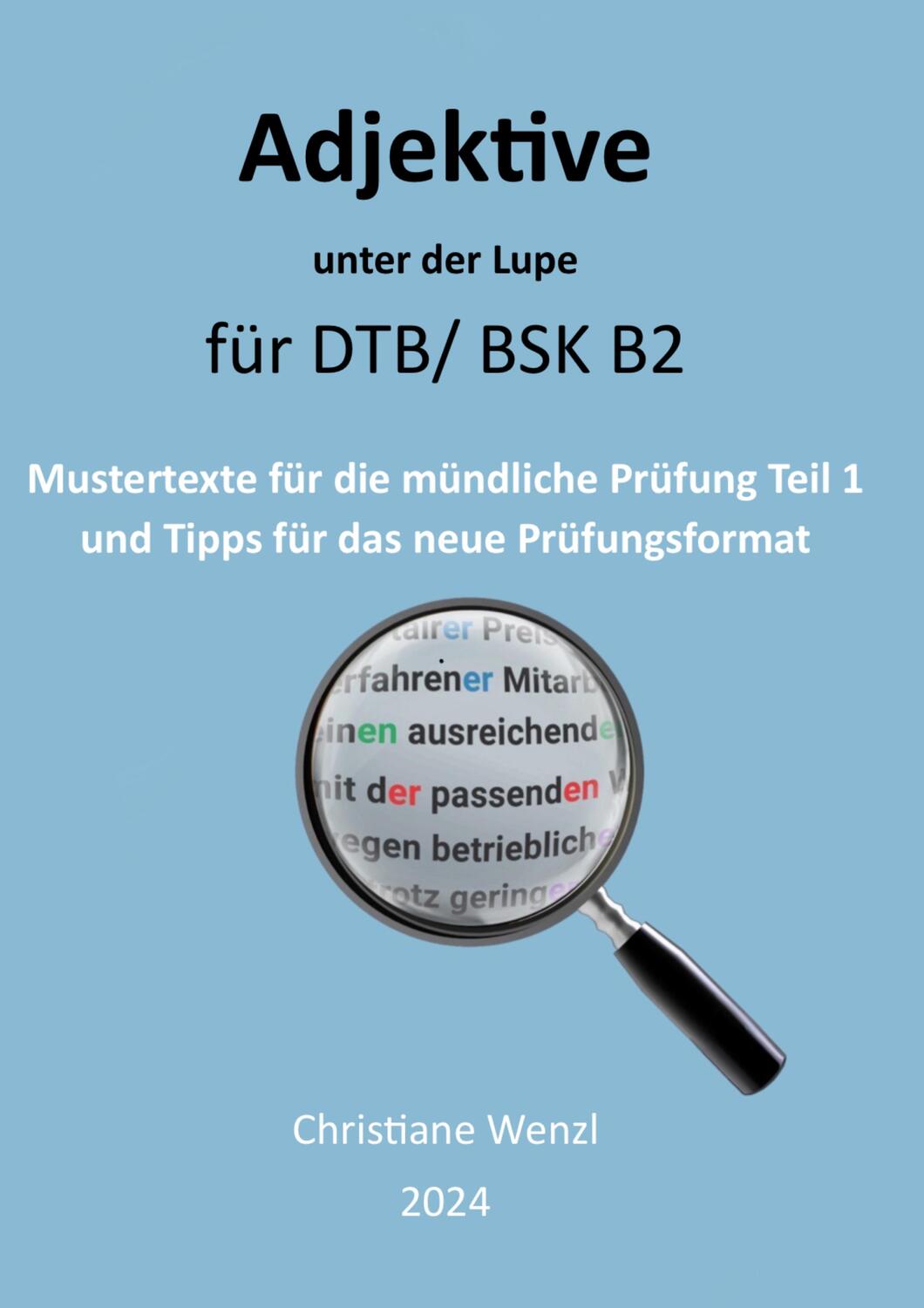 Cover: 9783758366796 | Adjektive unter der Lupe für Berufssprachkurse B2 | Christiane Wenzl