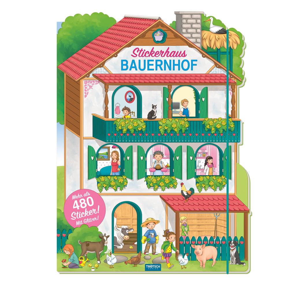 Cover: 9783965523456 | Trötsch Stickerbuch Stickerhaus Bauernhof | Co.KG | Taschenbuch | 2021