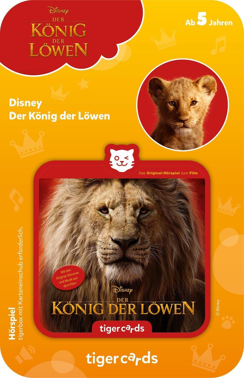 Bild: 4260535484997 | tigercard - Disney - König der Löwen | Stück | Deutsch | 2021