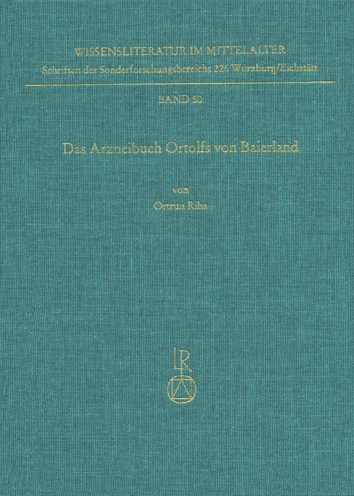 Cover: 9783954900152 | Das Arzneibuch Ortolfs von Baierland | Ortrun Riha | Buch | Deutsch