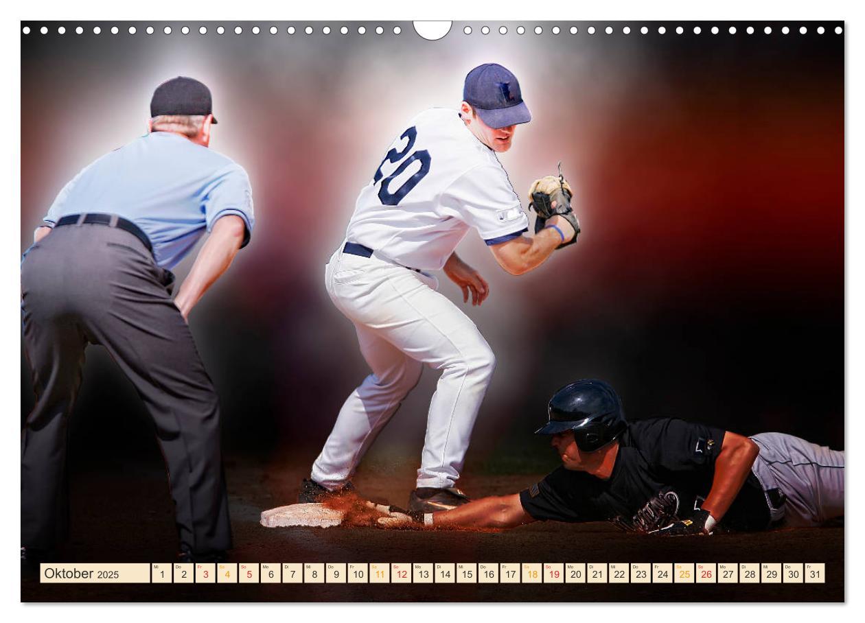 Bild: 9783435365401 | Baseball - Fight (Wandkalender 2025 DIN A3 quer), CALVENDO...