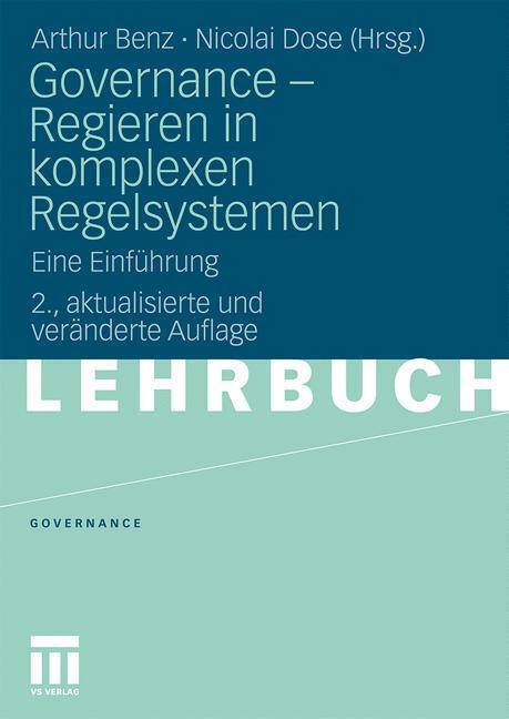 Cover: 9783531173320 | Governance - Regieren in komplexen Regelsystemen | Eine Einführung