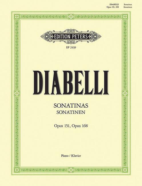 Cover: 9790014011376 | Sonatinas for Piano | 11 Sonatinas Opp. 151, 168 | Anton Diabelli