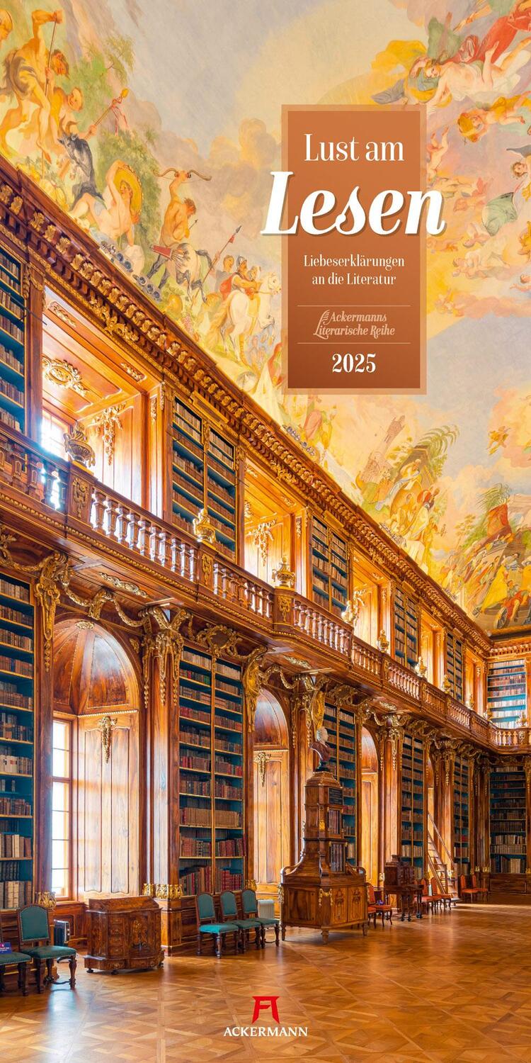 Cover: 9783838425740 | Lust am Lesen - Literatur-Kalender 2025 | Ackermann Kunstverlag | 2025