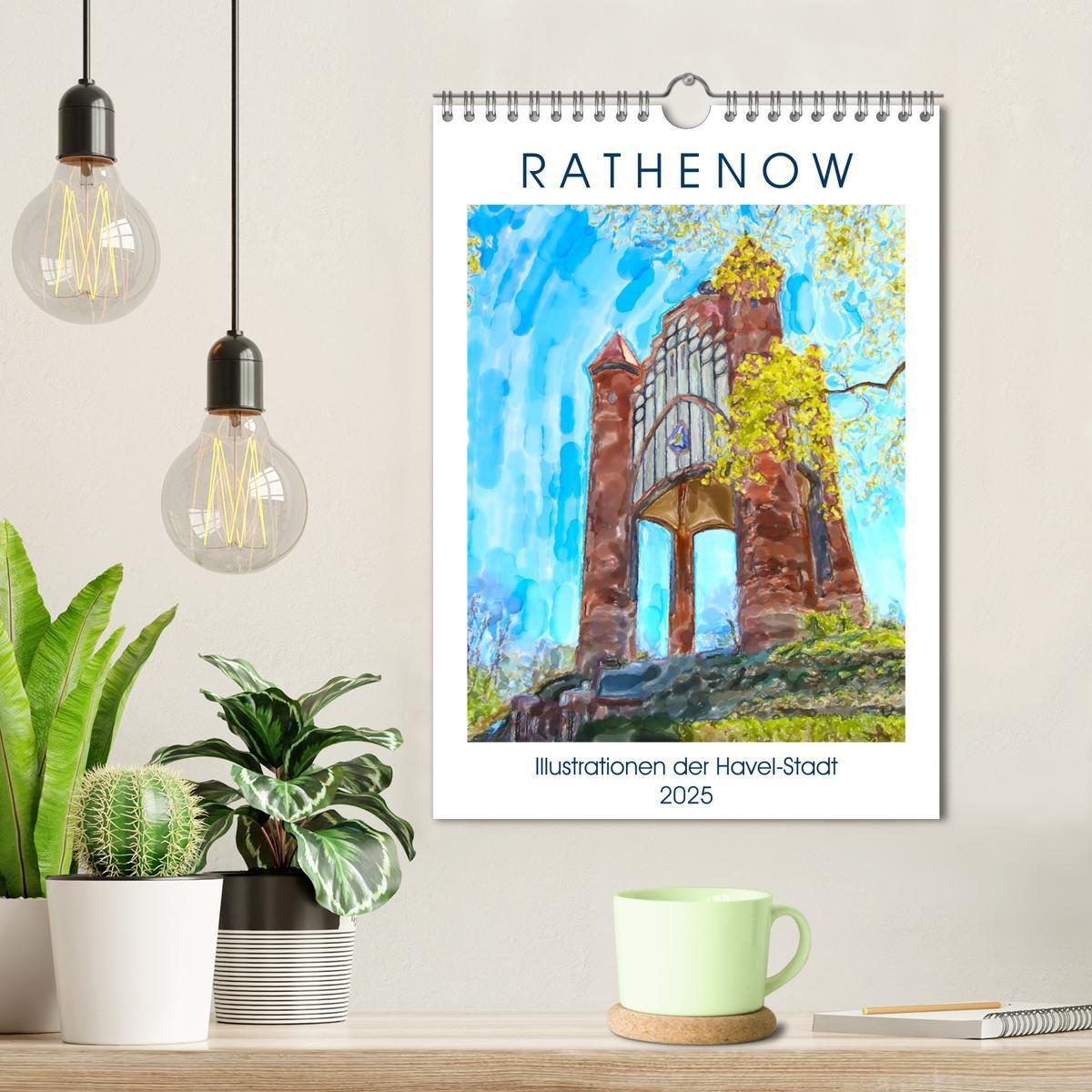 Bild: 9783435966752 | Rathenow - Illustrationen der Havel-Stadt (Wandkalender 2025 DIN A4...