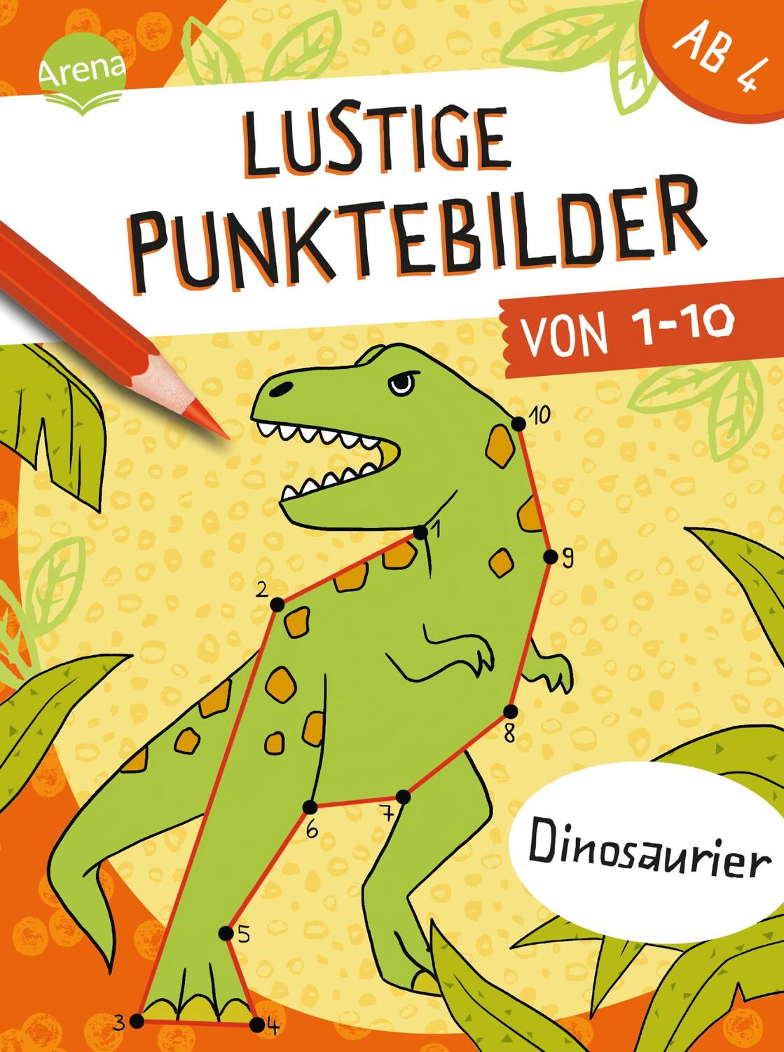 Cover: 9783401719467 | Lustige Punktebilder von 1-10. Dinosaurier | Meike Teichmann | Buch