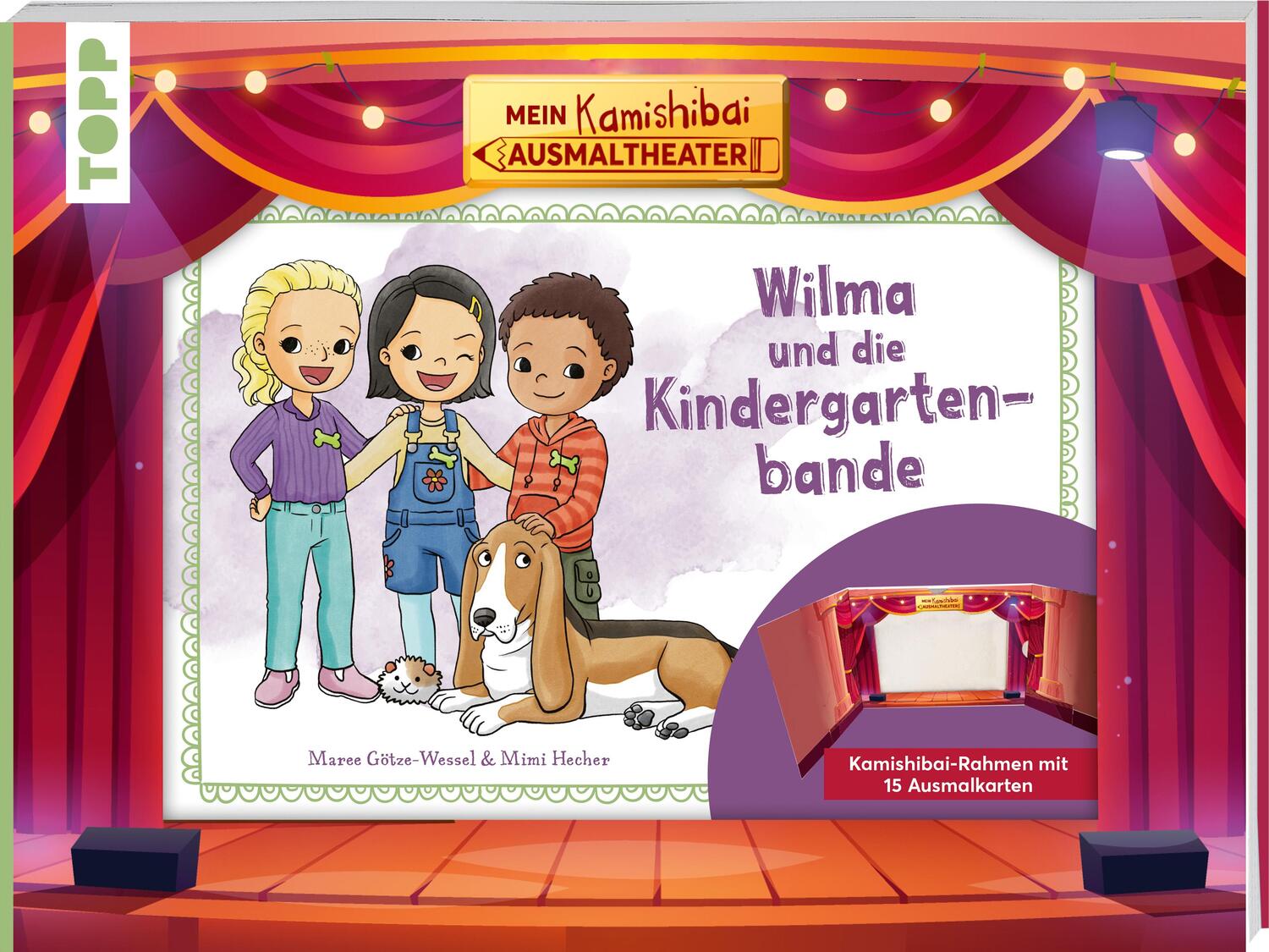 Cover: 9783735890702 | Mein Kamishibai Ausmaltheater. Wilma und die Kindergartenbande | Buch