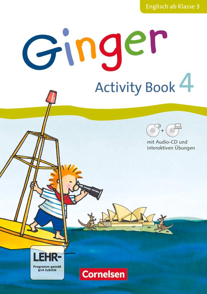 Cover: 9783060816187 | Ginger - Allgemeine Ausgabe Activity Book 4. Ab Klasse 3. Mit...