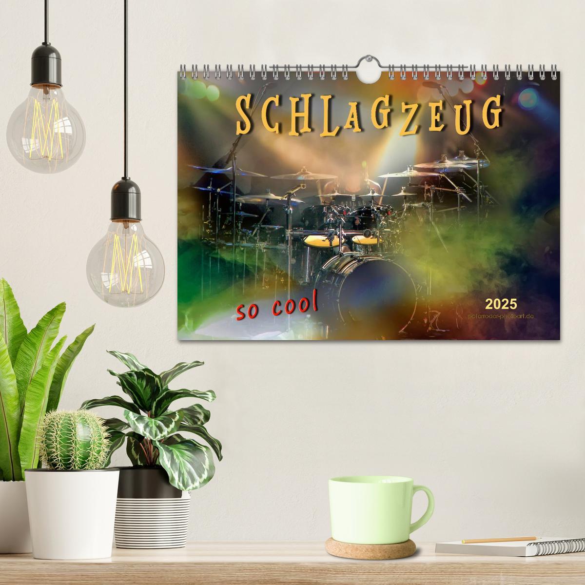 Bild: 9783435465637 | Schlagzeug - so cool (Wandkalender 2025 DIN A4 quer), CALVENDO...