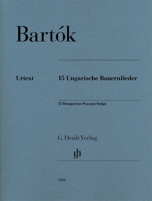 Cover: 9790201814049 | Bartók, Béla - 15 Ungarische Bauernlieder | László Somfai | Buch
