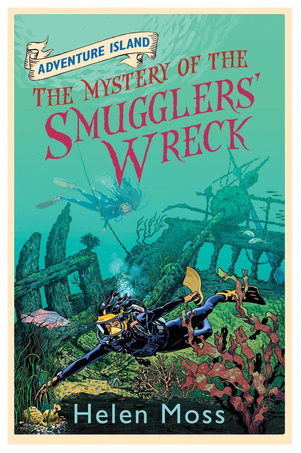 Cover: 9781444005356 | Adventure Island: The Mystery of the Smugglers' Wreck | Book 9 | Moss