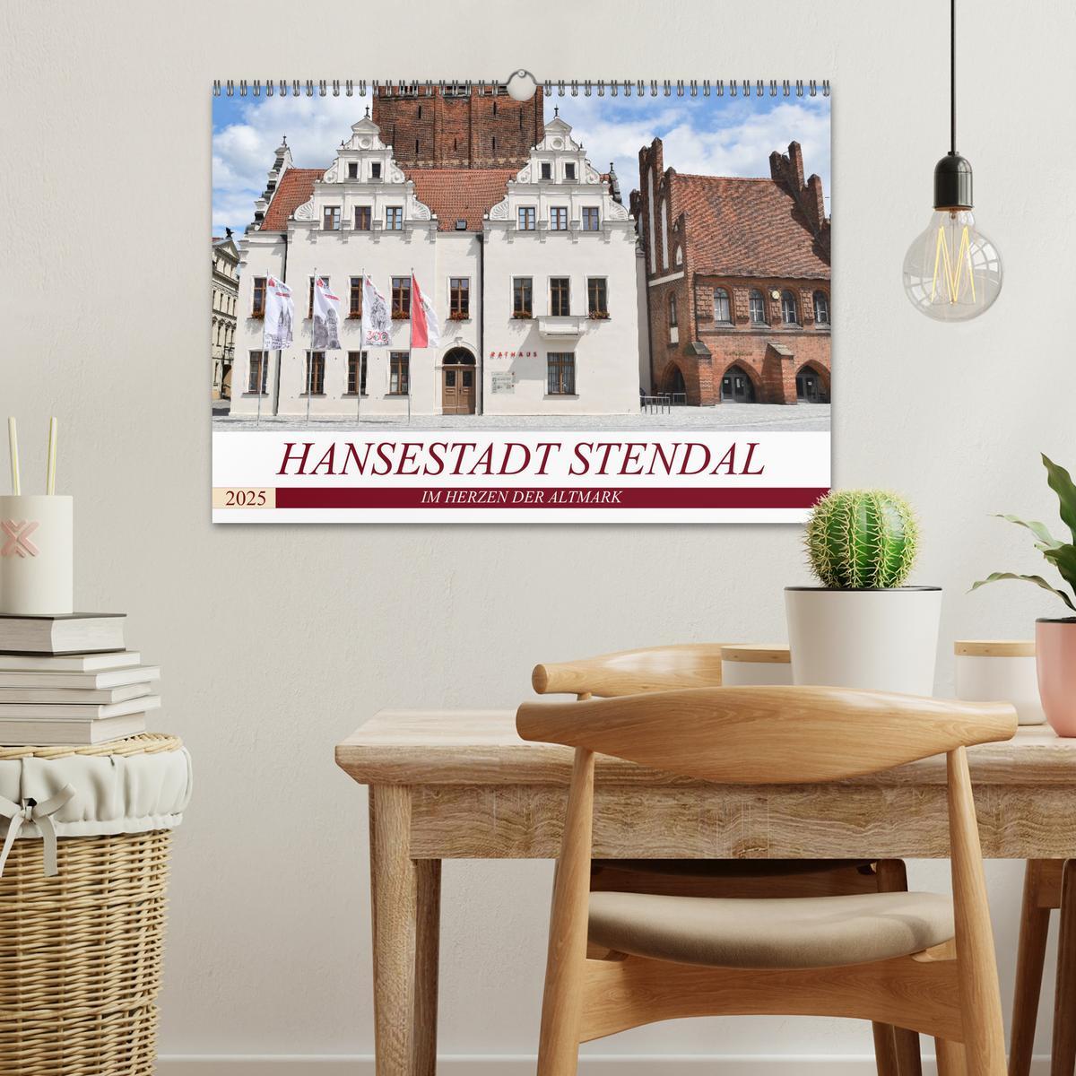 Bild: 9783435347810 | Hansestadt Stendal (Wandkalender 2025 DIN A3 quer), CALVENDO...