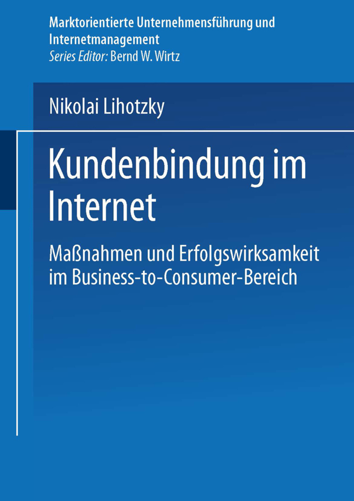 Cover: 9783824477722 | Kundenbindung im Internet | Nikolai Lihotzky | Taschenbuch | xviii