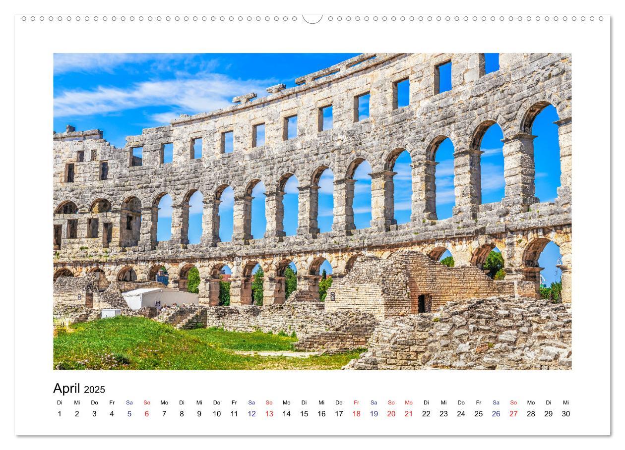 Bild: 9783435175352 | Istrien - Piran ¿ Novigrad ¿ Rovinj ¿ Pula (Wandkalender 2025 DIN...