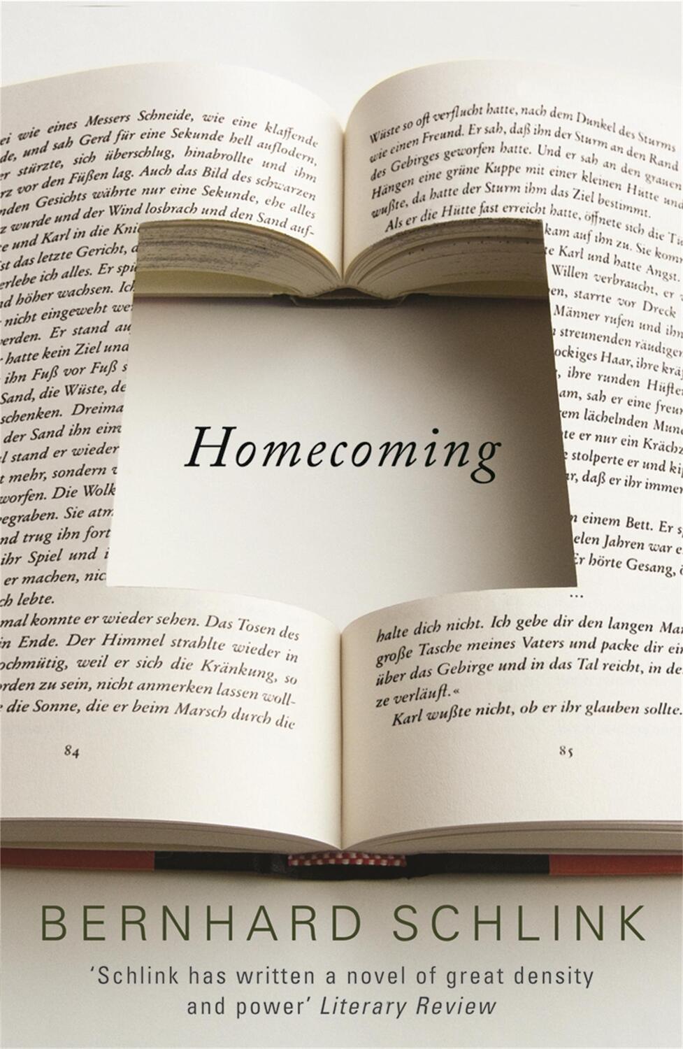 Cover: 9780753823286 | Homecoming | Bernhard Schlink | Taschenbuch | Kartoniert / Broschiert