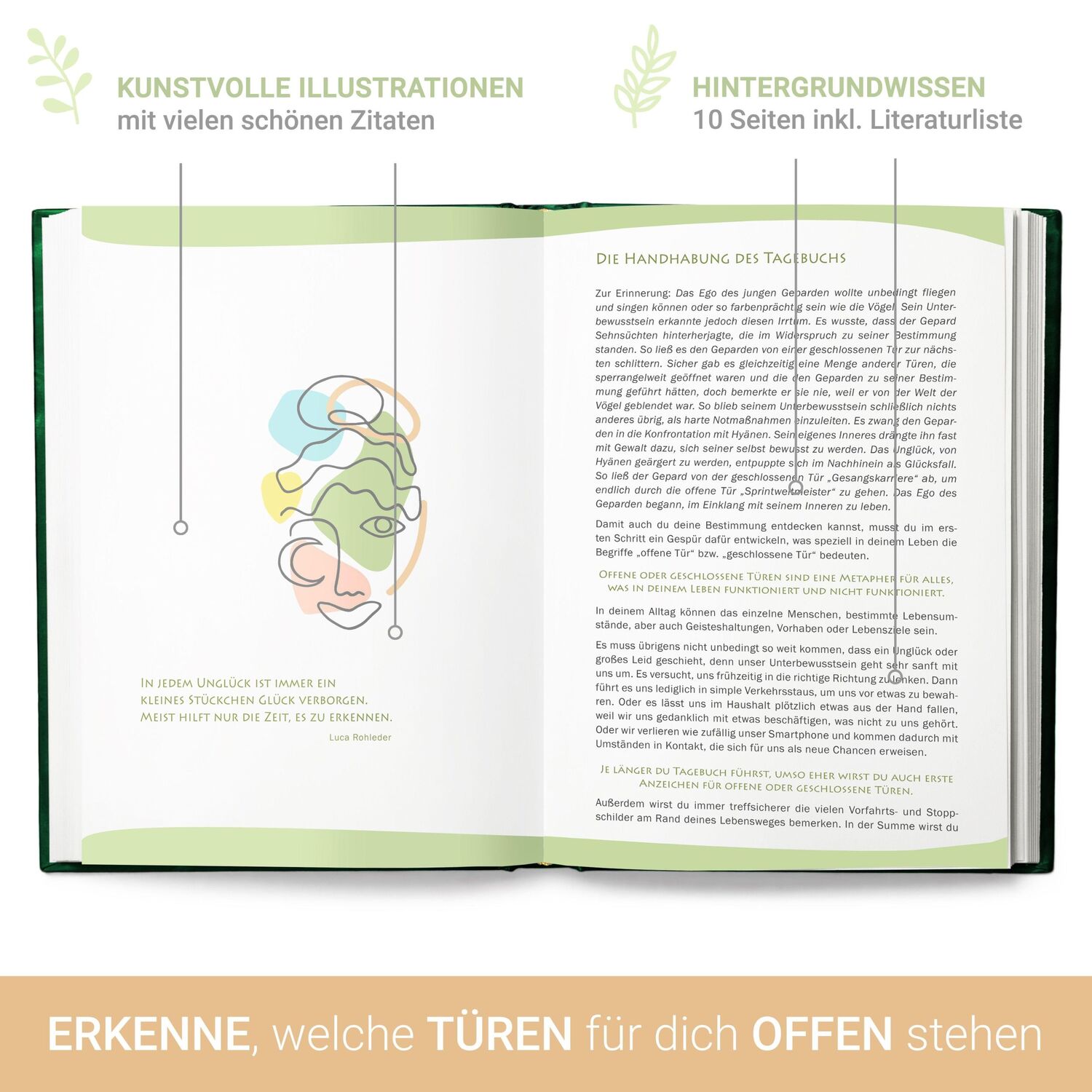 Bild: 9783982303215 | Erkenne die offenen Türen, die Dich zu Deiner Bestimmung führen | Buch