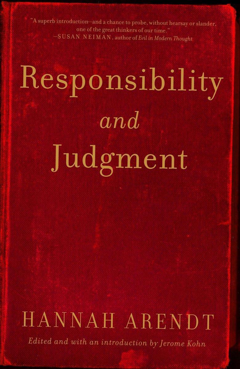 Cover: 9780805211627 | Responsibility and Judgment | Hannah Arendt | Taschenbuch | Englisch