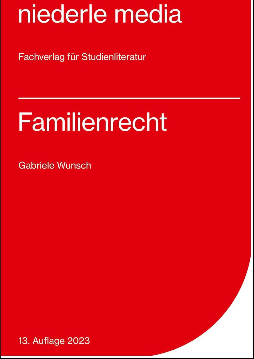 Cover: 9783867240260 | Familienrecht | Gabriele Wunsch | Taschenbuch | Deutsch | 2023