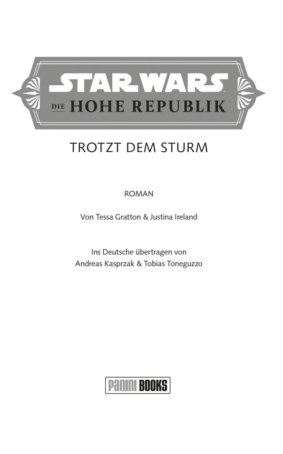 Bild: 9783833244964 | Star Wars: Die Hohe Republik - Trotzt dem Sturm | Gratton (u. a.)