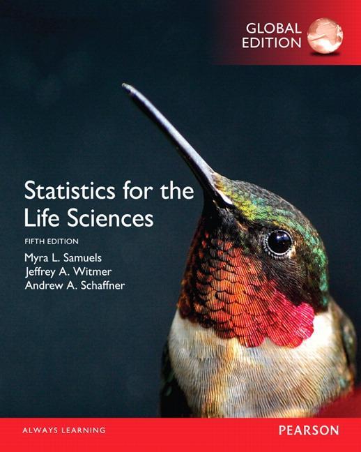 Cover: 9781292101811 | Statistics for the Life Sciences, Global Edition | Schaffner (u. a.)