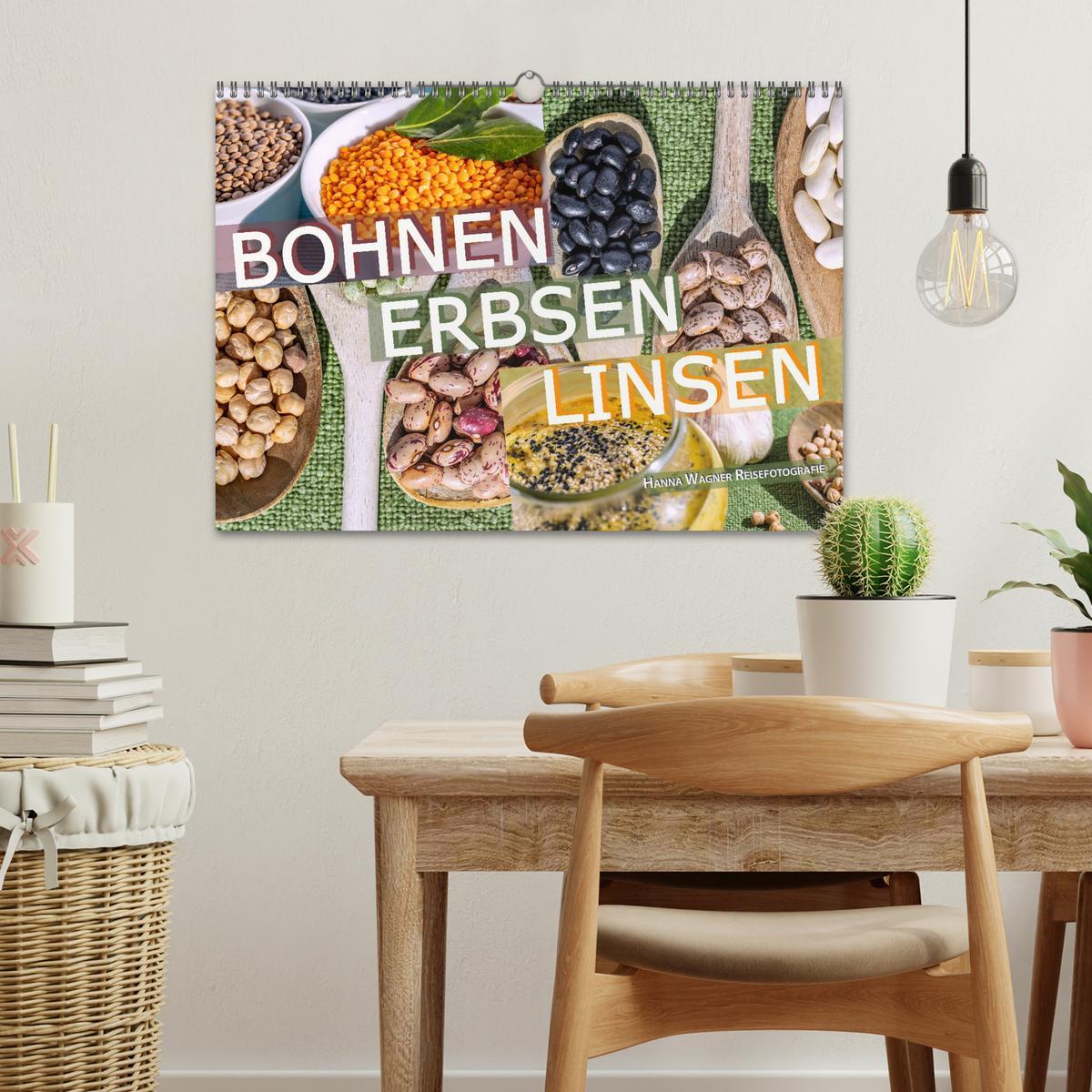 Bild: 9783435072811 | Bohnen Erbsen Linsen (Wandkalender 2025 DIN A3 quer), CALVENDO...