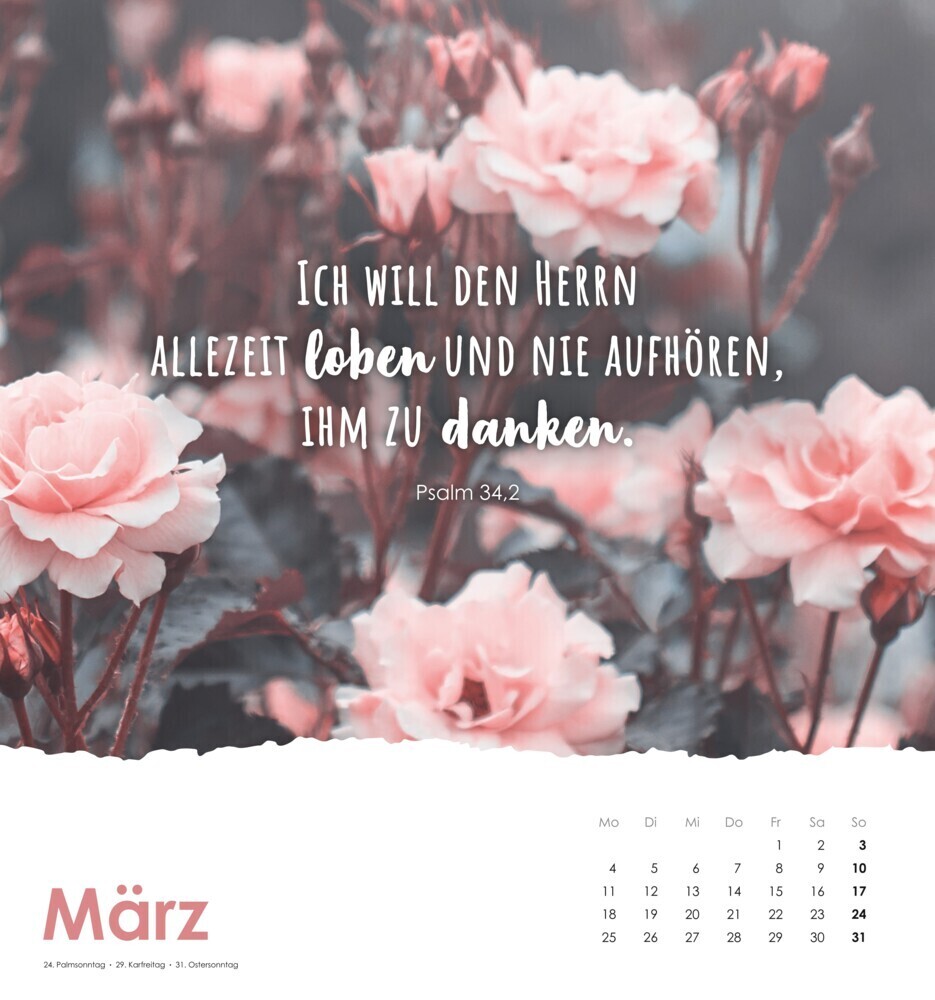 Bild: 9783986950217 | Lobe den Herrn, meine Seele 2024 - Wandkalender | Kalender | 14 S.