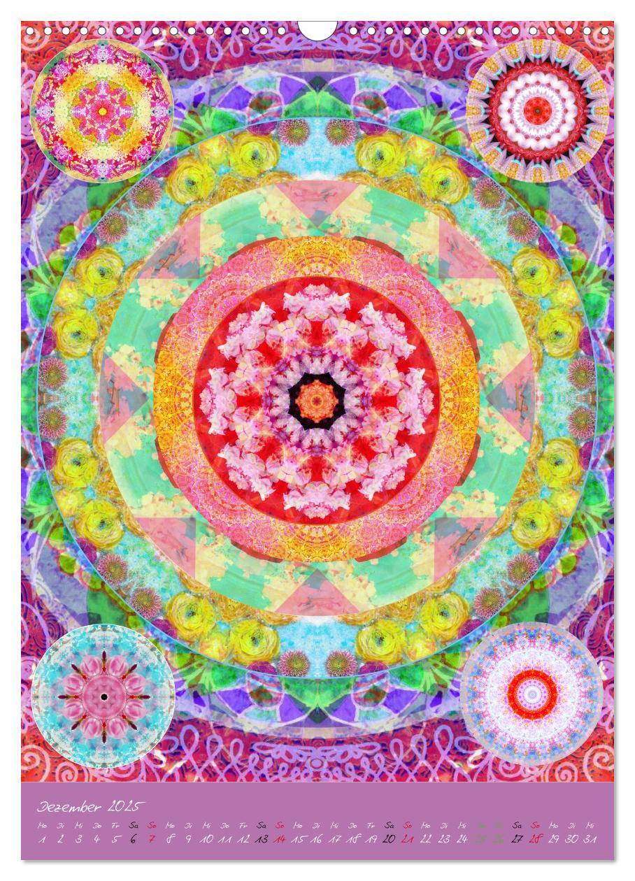 Bild: 9783457043530 | BLUMEN MANDALAS (Wandkalender 2025 DIN A3 hoch), CALVENDO...