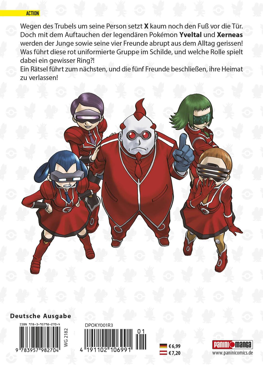 Rückseite: 9783957982704 | Pokémon X und Y 01 | Hidenori Kusaka (u. a.) | Taschenbuch | Deutsch