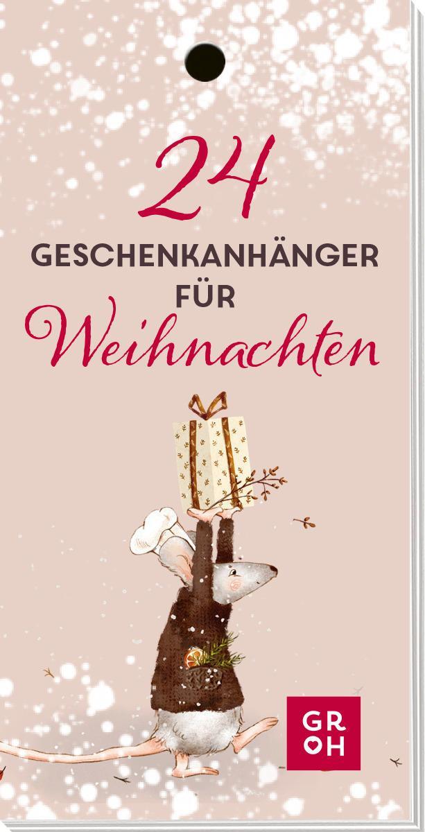 Cover: 4036442010624 | 24 Geschenkanhänger für Weihnachten | Groh Verlag | Box | 24 S. | 2023