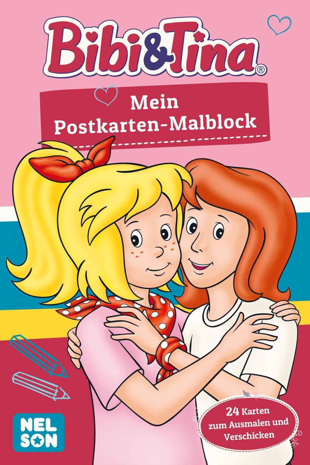 Cover: 9783845124858 | Bibi &amp; Tina: Mein Postkarten-Malblock | Taschenbuch | Bibi &amp; Tina