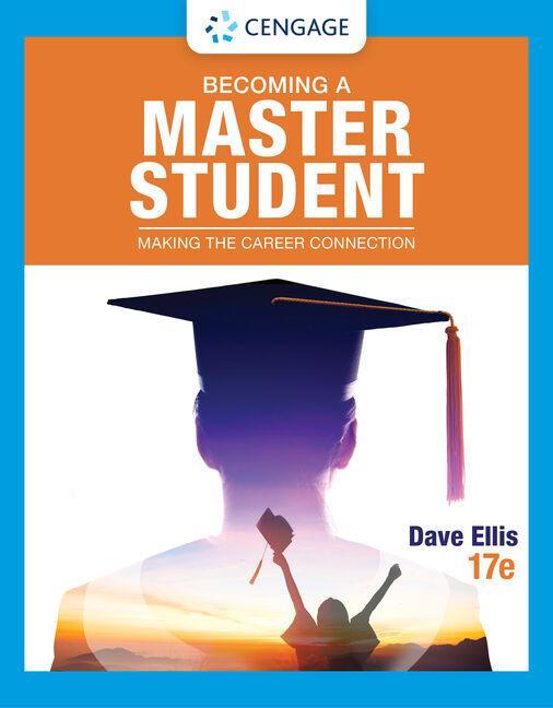 Cover: 9780357657232 | Becoming a Master Student | Making the Career Connection | Dave Ellis